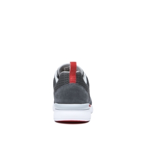 Supra Mens SCISSOR Dk Grey/Risk Red/white Low Top Shoes | CA-72956